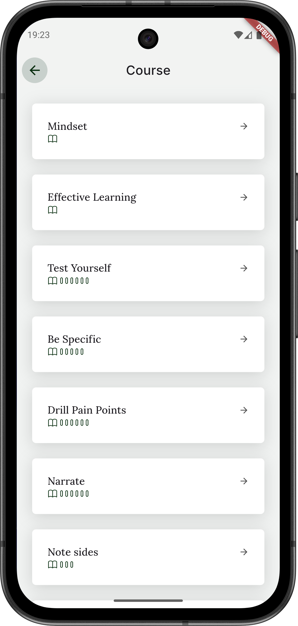 Moventum Deliberate Practice Course Modules